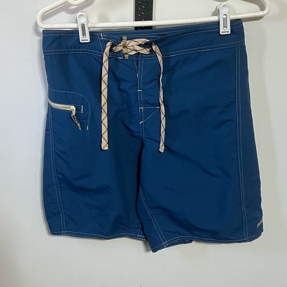 Patagonia Blue Swim Trunks Sz 28 - Picture 1 of 8